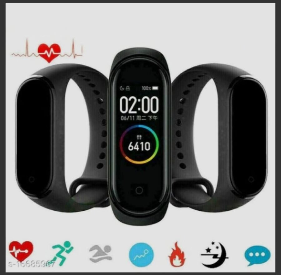 Unisex Smart Fitness Band - With 1 Week Battery (Single Charge), USB Charging, Multiple Modes, Water Resistant, Oxygen Level Measuring, Blood Pressure Measuring, Calorie Count And More (Shipping All Over India) - Image 2