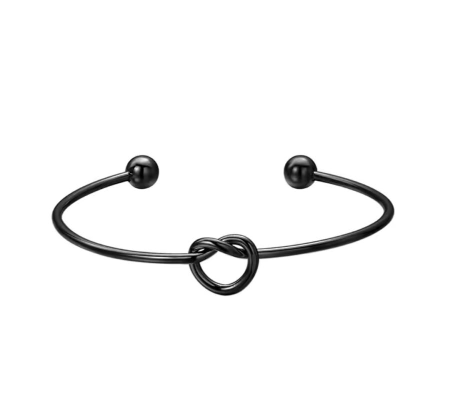 Love knot bracelet Black