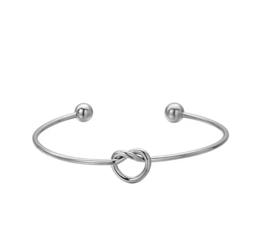 Love knot bracelet Silver