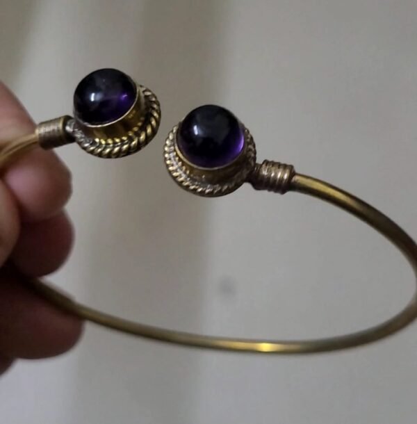 Gold Plated Bracelet With Stone 2