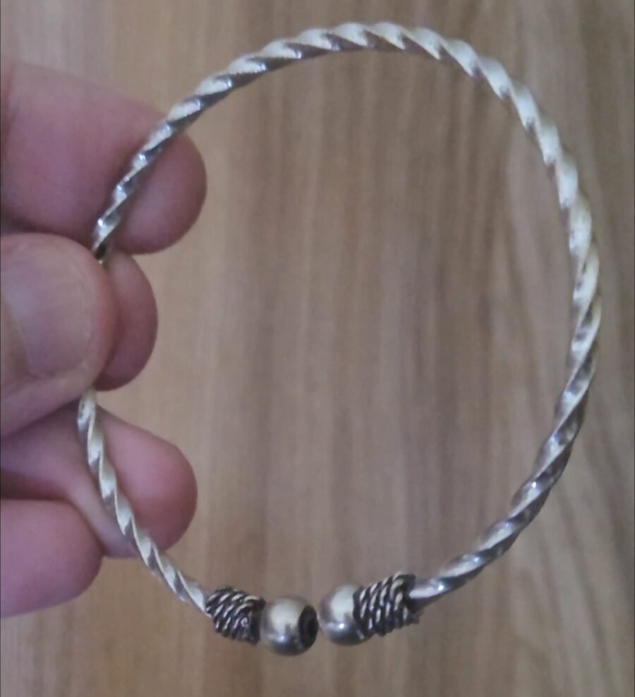 Adjustable Silver Plated Bracelet For Men And Women - Image 3