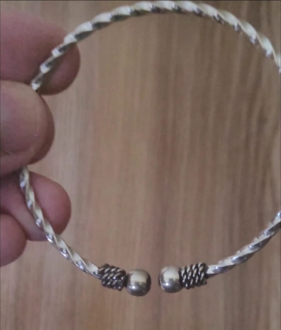 Adjustable Silver Plated Bracelet For Men And Women - Image 4